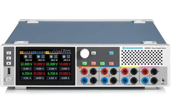 Rohde&Schwarz NGP804 - четырехканальный источник питания, 800 Вт, 32 В/20 А (код модели: 5601.4007.02)
