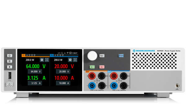 Rohde&Schwarz NGP824 - четырехканальный источник питания, 800 Вт, 64 В/10 А (код модели: 5601.4007.03)