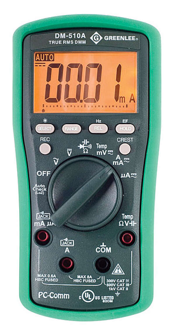 GreenLee DM-510A - цифровой мультиметр