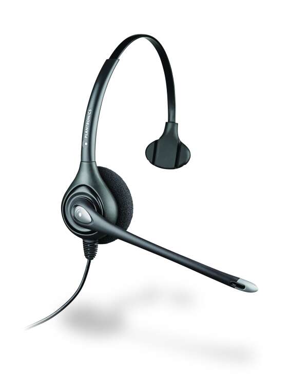 Plantronics SupraPlus Wideband NC — профессиональная телефонная гарнитура для операторов call-центров
