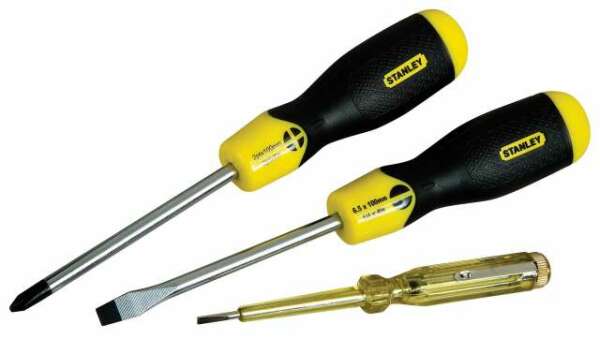 Stanley 0-65-012 - Набор отверток Cushion Grip (3шт; 3х65; 6.5х100; РН2х100)