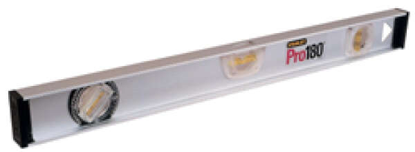 Stanley 1-42-919 - Уровень PRO 180, 2 капсулы, 40см, погрешность 1,5 мм/м