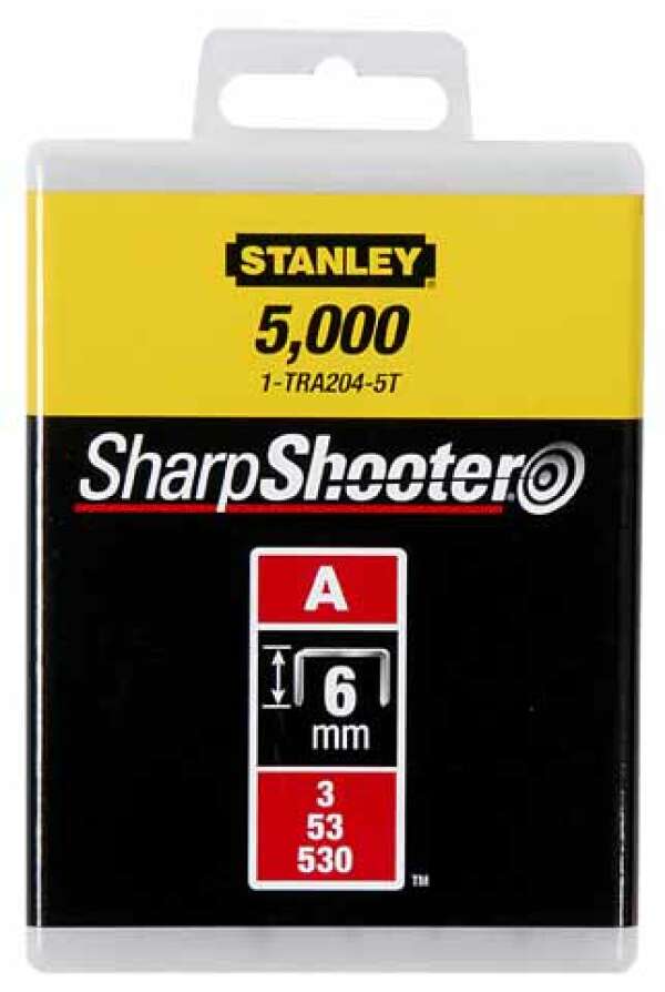 Stanley -TRA206T - Скоба, тип A, 10 мм (1000 шт.)