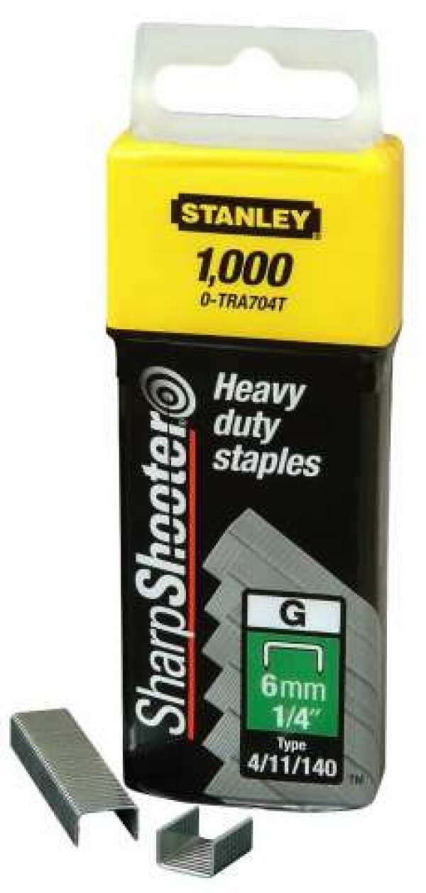 Stanley -TRA704T - Скоба, тип G, 6 мм (1000 шт.)