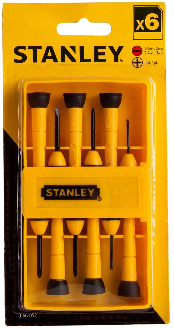 Stanley 0-66-052 - Набор прецизионных отверток (6 шт.)