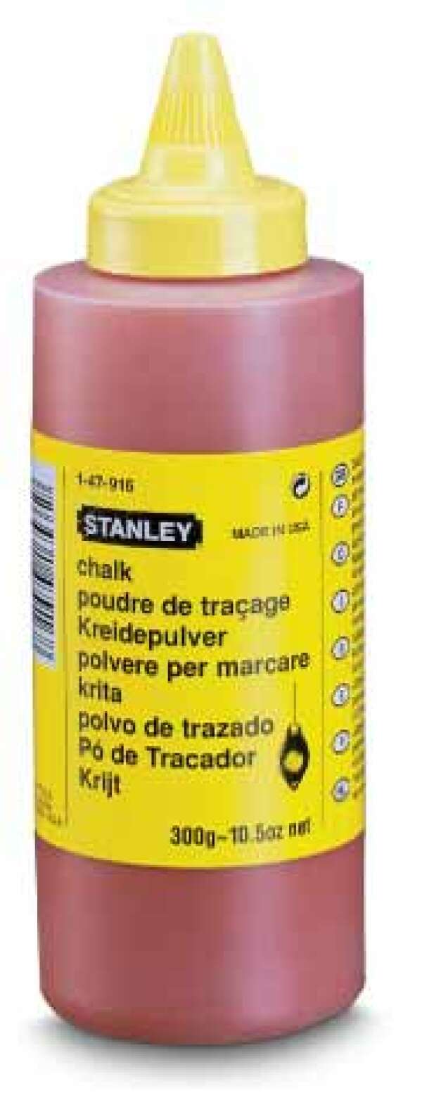 Stanley 1-47-404 - Порошок меловой, красный, 115 г.