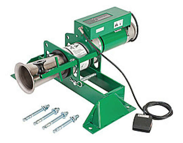 Greenlee UT10-22 - кабельная лебёдка с напольной платформой и динамометром (44,5кН)