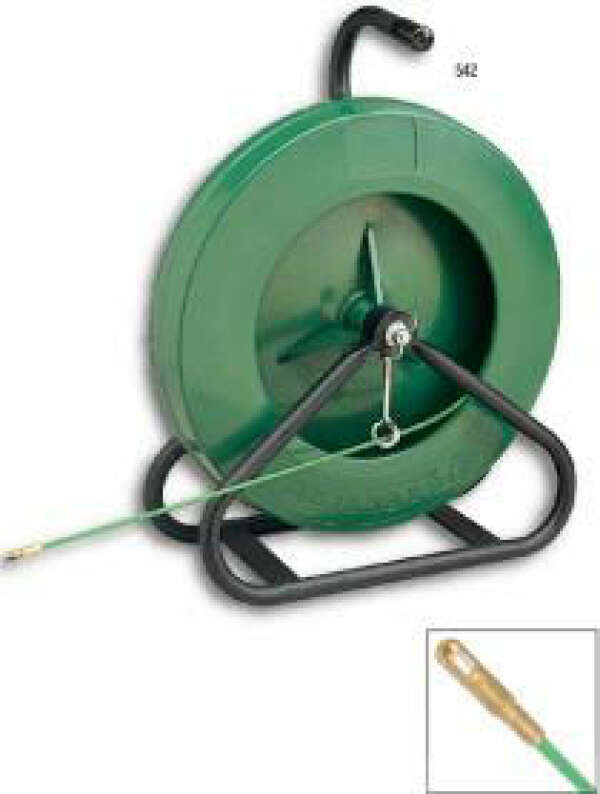 Greenlee 542-250 - протяжка для кабеля УЗК, стекловолокно (76,2 м; 4,8 мм)