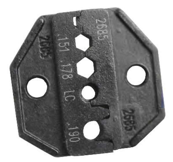 Paladin Tools PA2685 - матрица 3M SC ST, Lucent/Krone LC, SMA, FC, MT-RJ для кримперов 1300/8000