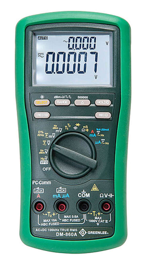 Greenlee DM-860A - профессиональный мультиметр-регистратор