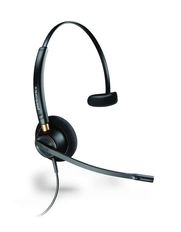 Plantronics EncorePro HW510 NC Wideband — Телефонная гарнитура для оператора call-центра  (один динамик, разъем QD)