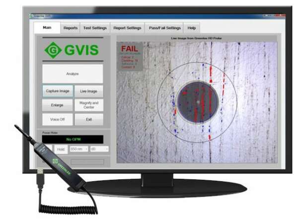 Greenlee GVIS 400-HDP - USB микроскоп с ПО для анализа качества коннектора