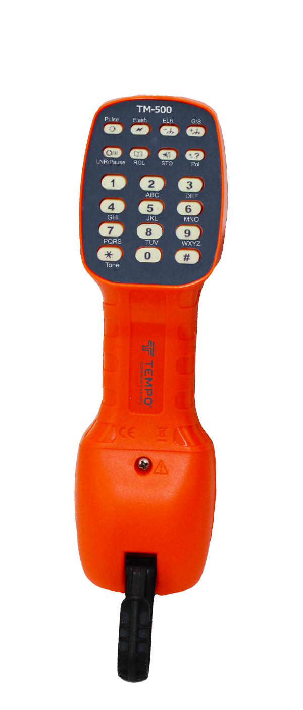 Tempo TM-500i - тестовая трубка телефониста (шнуры с маленькими разъемами типа "крокодил")