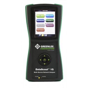 Greenlee Datascout 1G - анализатор 1G Ethernet, E1/E3, WiFi, IPTV, VoIP, Datacom