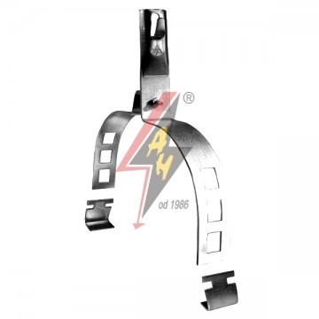 AH Hardt AH-04194 - Коньковый держатель, H=10 cm, проволока Ø 5-8 mm, шир. 20 cm, выс. 13,5 cm, алюминий