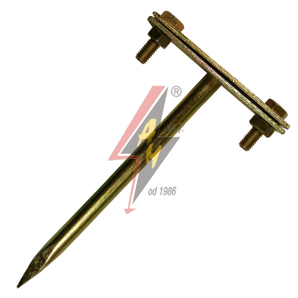 AH Hardt AH-06071 - Универсальный держатель, L=12 cm, B до 50 mm, вбивающийся, серия Gold