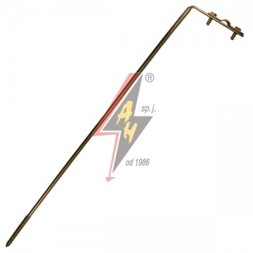 AH Hardt AH-06321 - Универсальный держатель, L=50 cm, B до 30 mm, вкручивающийся, проволока Ø 5-12 mm, серия Gold