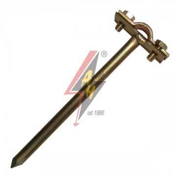 AH Hardt AH-07071 - Держатель проволоки , L=12 cm, вбиваемый, проволока Ø 5-10 mm, серия Gold