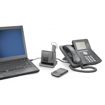 Plantronics Savi W745/A-APC45 - беспроводное решение для стационарного телефона Cisco в комплекте с электронным микролифтом
