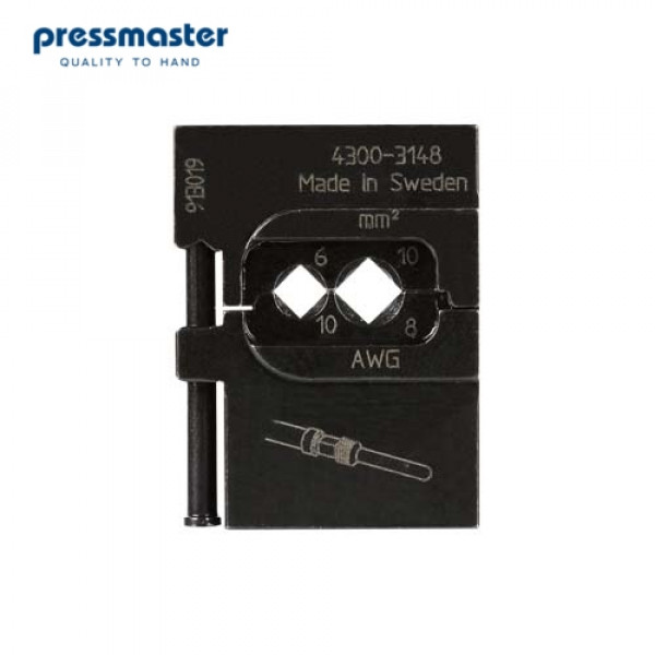 Матрица Pressmaster 4300-3148 - для контактных Pin коннекторов: 6 мм² и 10 мм²