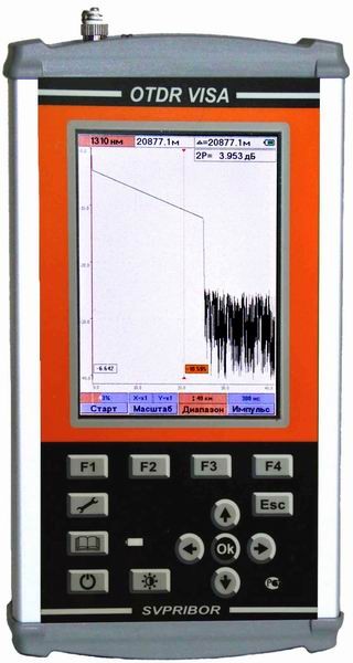 Связьприбор VISA 1650 М1 - оптический рефлектометр 1650 нм (34 дБ) с фильтром
