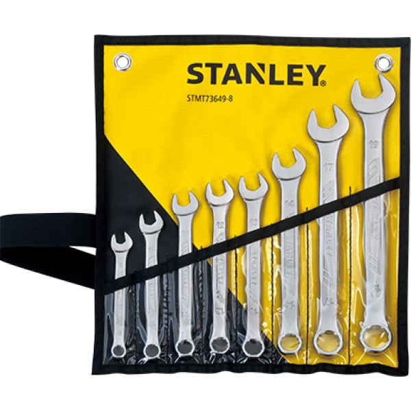 Stanley STMT73649-8 - Набор комбинированных ключей, 8шт (8,10-14,17,19мм)