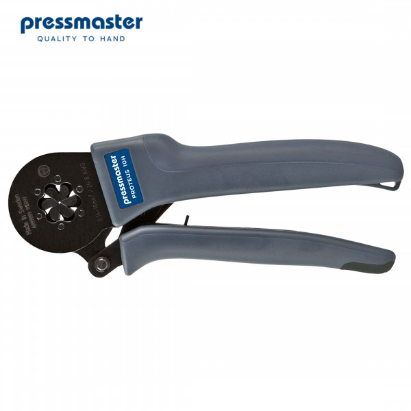Кримпер Pressmaster Proteus 10H для обжима втулочных наконечников 0.14 - 10 мм2 с автонастройкой (профиль шестигранник)