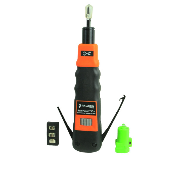 Greenlee SurePunch Pro PDT (PT-3596) - ударный инструмент для расшивки кабеля на кросс с лезвием 110 и фонариком
