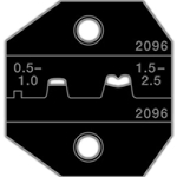 Greenlee 2096 - матрица для установки клемных неизолированных наконечников при помощи кримперов 1300/8000 (22-14AWG; 0,32-2 мм кв.)