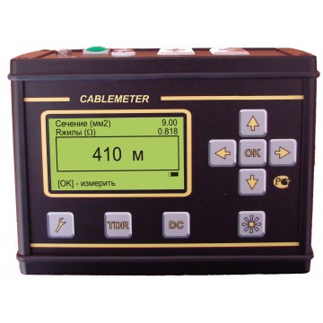 Связьприбор CableMeter E - прибор для измерения длины кабеля с опцией измерения проложенного кабеля