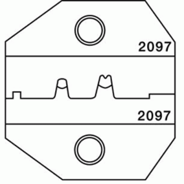 Матрица для 1300/8000 D-Sub RS232: 28-20AWG